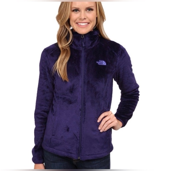 The North Face Jackets & Blazers - North Face Fleece Jacket Women’s S Purple  Osito Soft bluish/purple Sherpa Logo